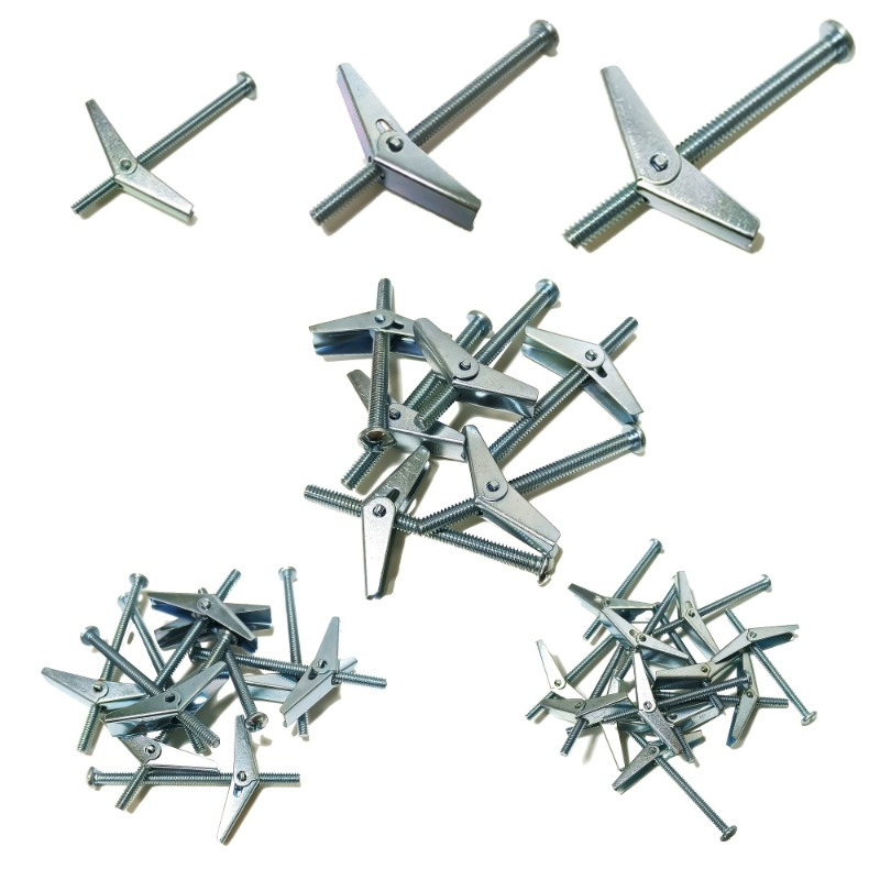 Heavy Duty Wall Anchors Assortment Kit Toggle Bolt Wing Nut