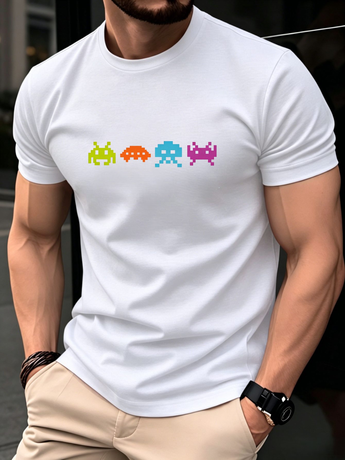 retro-gaming-t-shirt für herren & damen