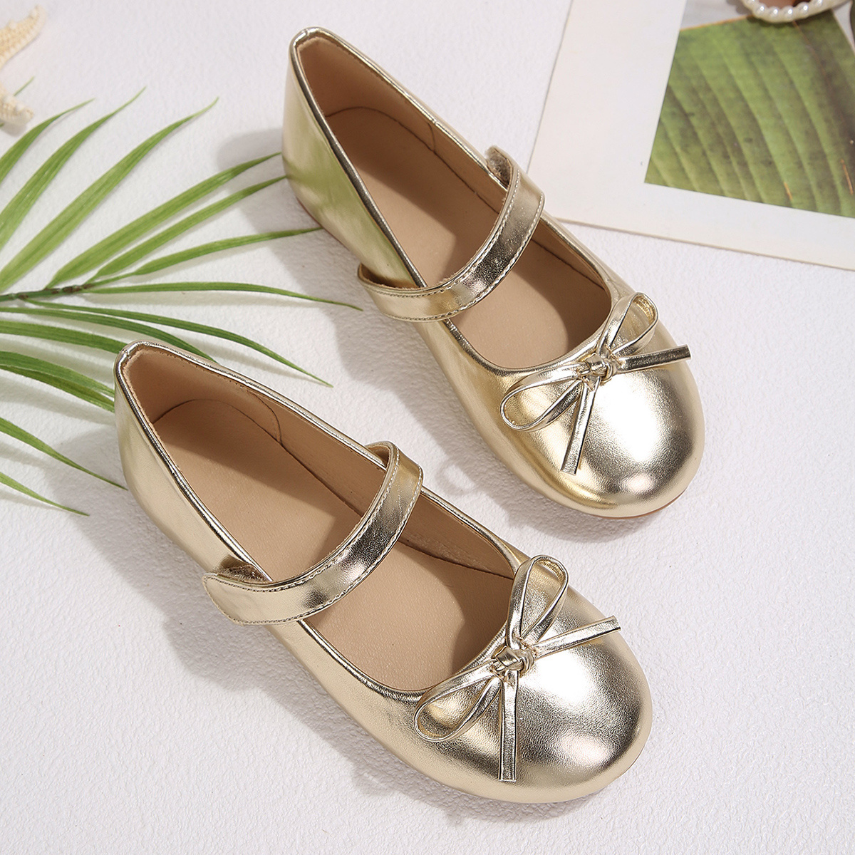 Girls Golden Autumn Style Bow