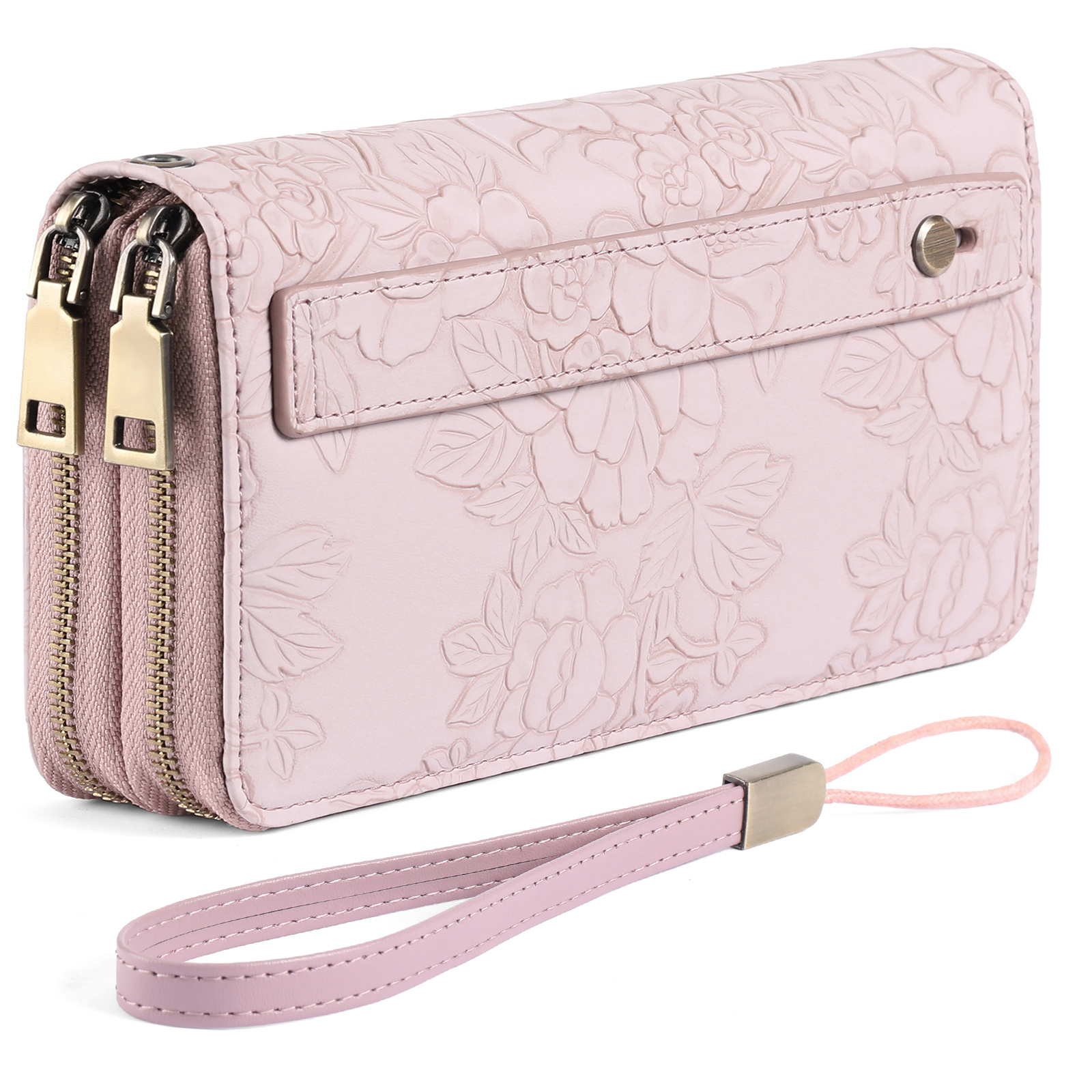 Fashion Women's Long Double Zipper Wallet, Large Capacity Easy Women's Wallet, Ideal Gift For Women