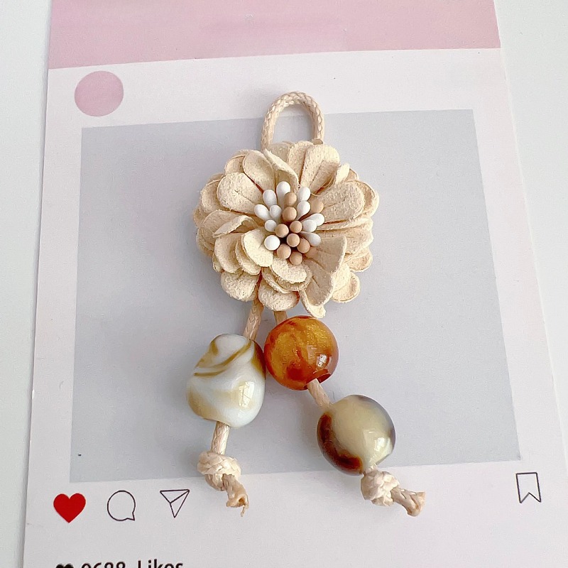 TEMU llavero borlas tejidas a --- Accesorio para zapatos y ropa --- Charm para bolso --- Charm para teléfono