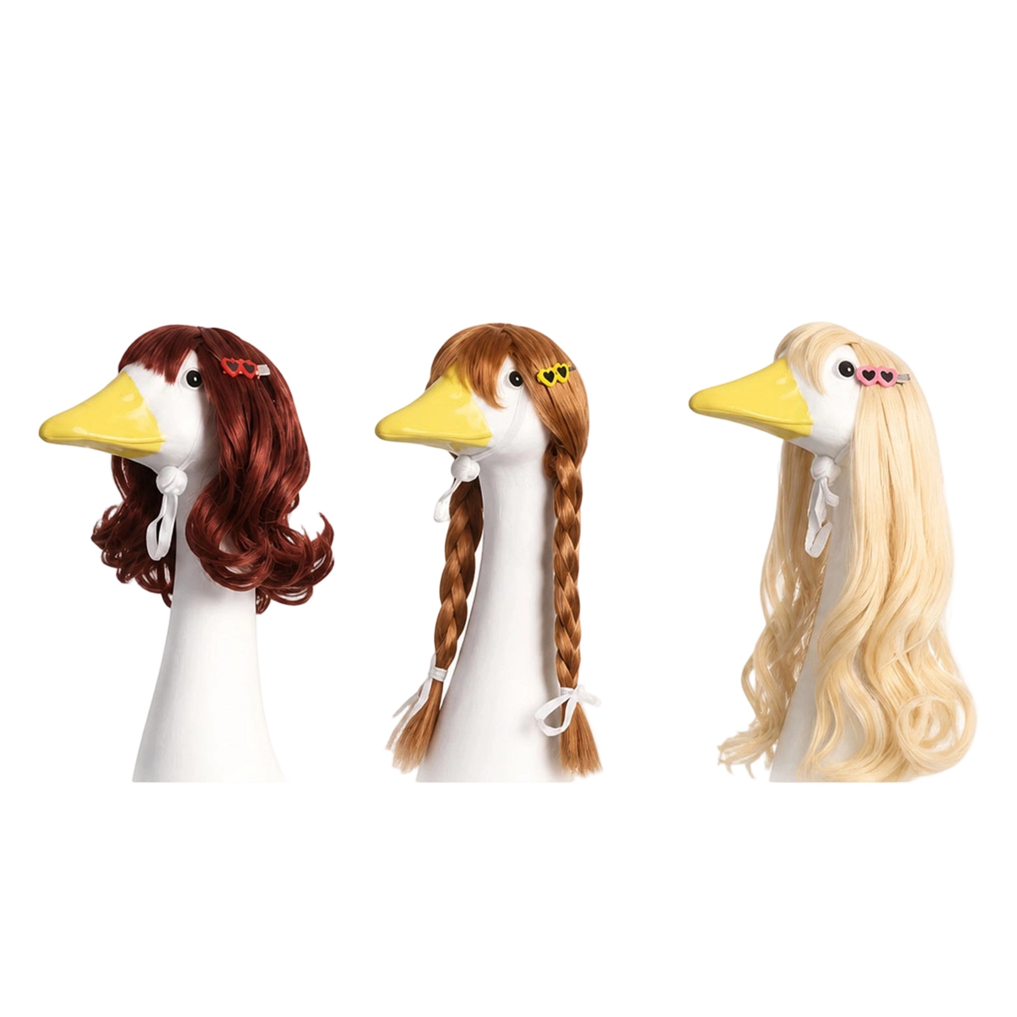 TEMU 3pcs Wig Set Suitable For - Synthetic Hair Wigs With -free Costume Accessories For Pet Cosplay, Halloween Costumes, Photo Booth Props - Wear For