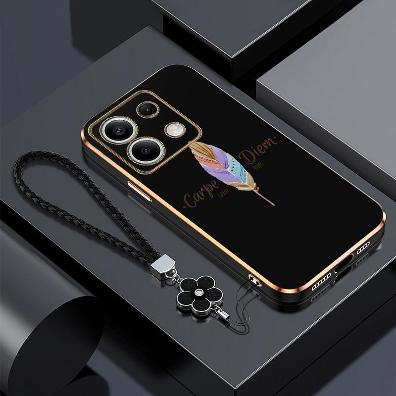 TEMU para móvil: Electroplateada de para Redmi Note 13 5G, Antigolpes, Ideal para Moda