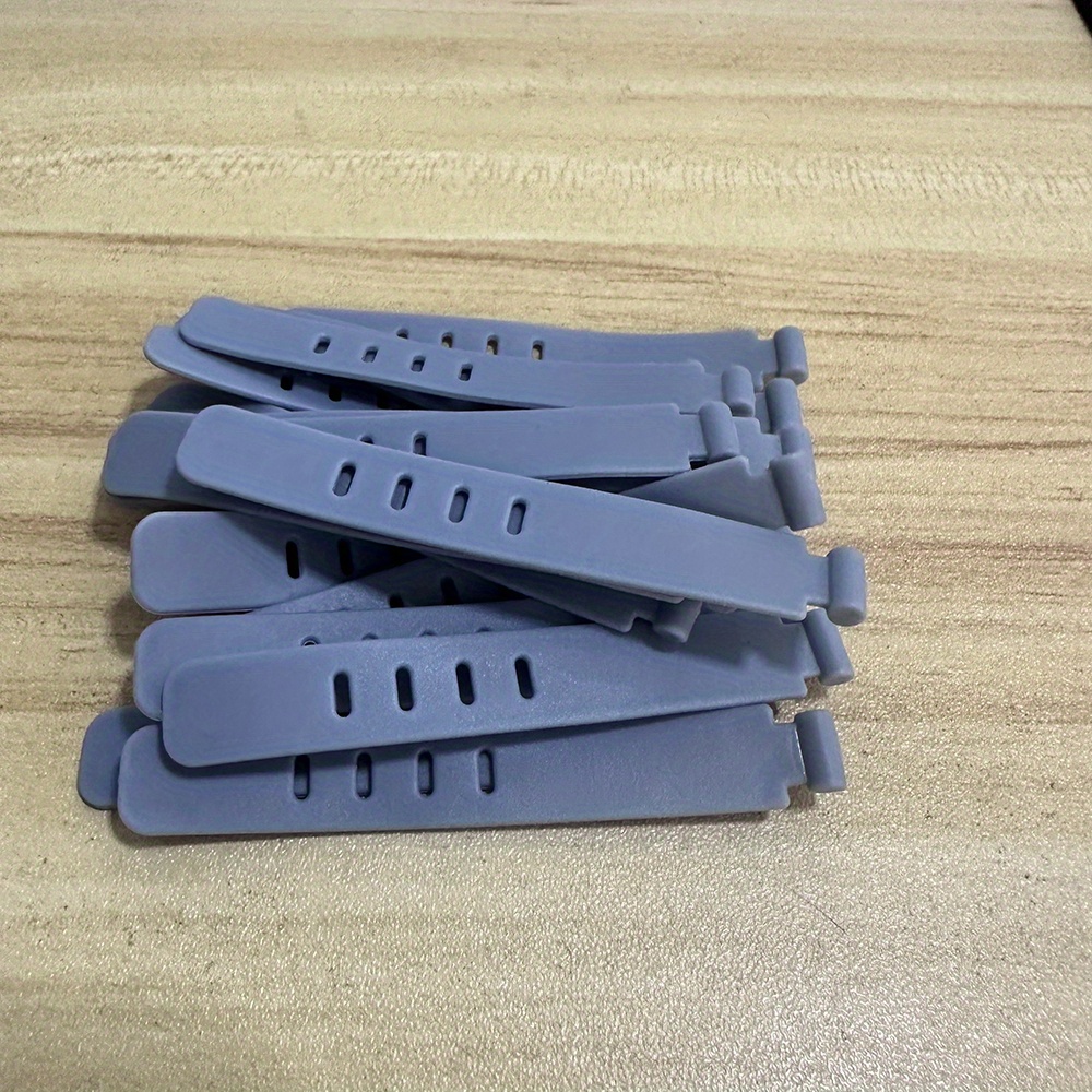 20pcs Silicone Cable Ties for Versatile Cord Organization