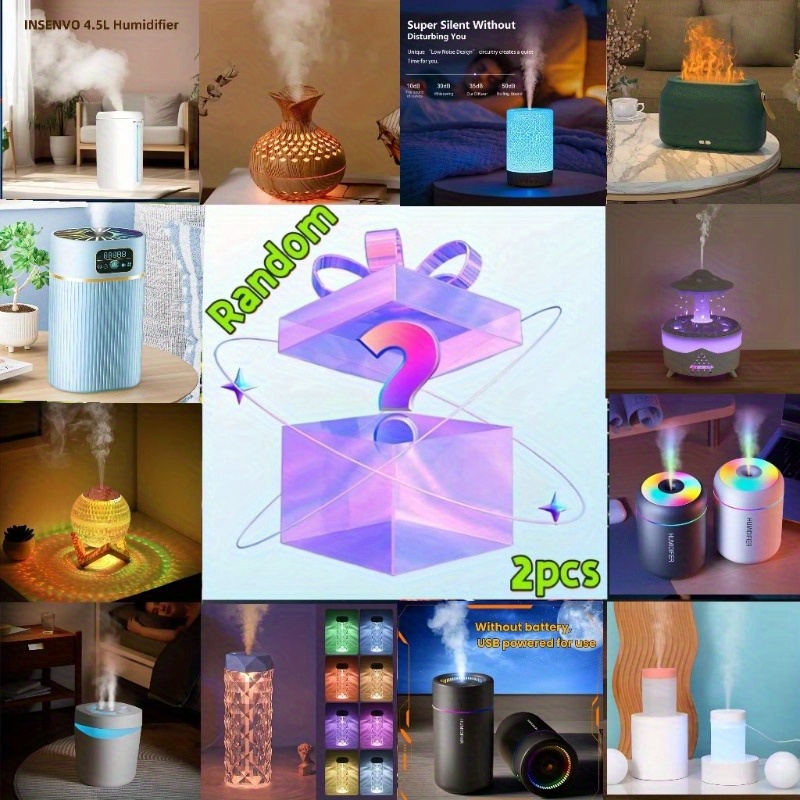 TEMU Buy 1 Get 1 Free, A Total Of 2 Silent Humidifiers, Mysterious , Sent, Is For Birthdays, Christmas, And Daily Holidays For