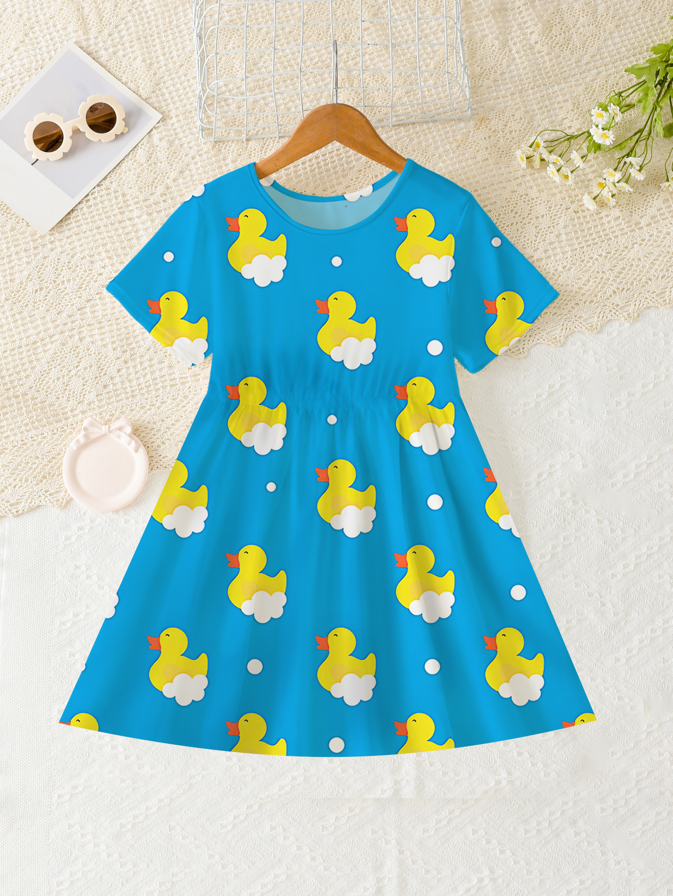 girl duck dress sold on Temu United States