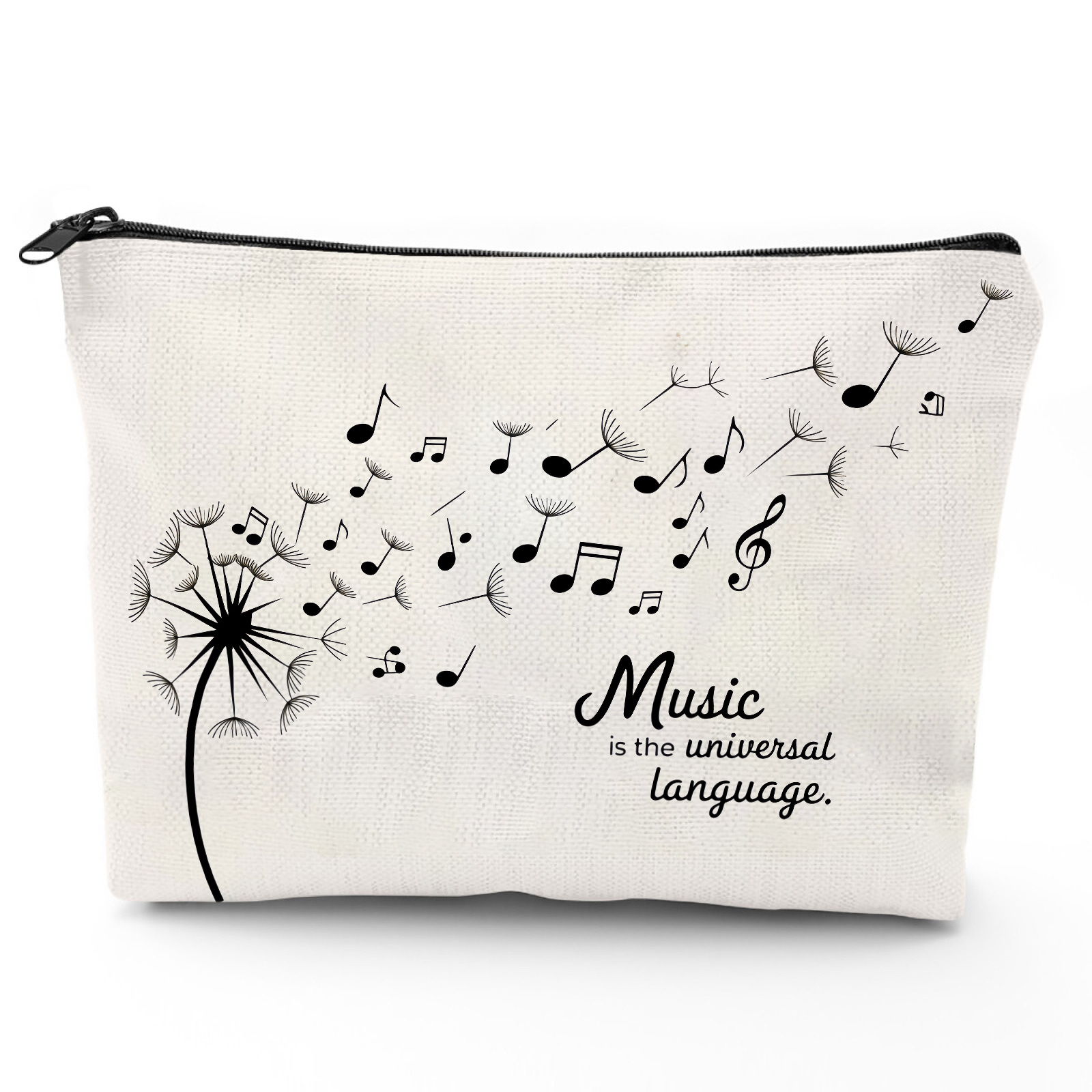 

1pc Trousse de en de Musique et Hommes - Décontracté, Grande , Fermeture Éclair, Lavable - les Amateurs de Musique, les Enseignants et les Étudiants - Pochette à Cosmétiques de , Cadeau d'Appréciation