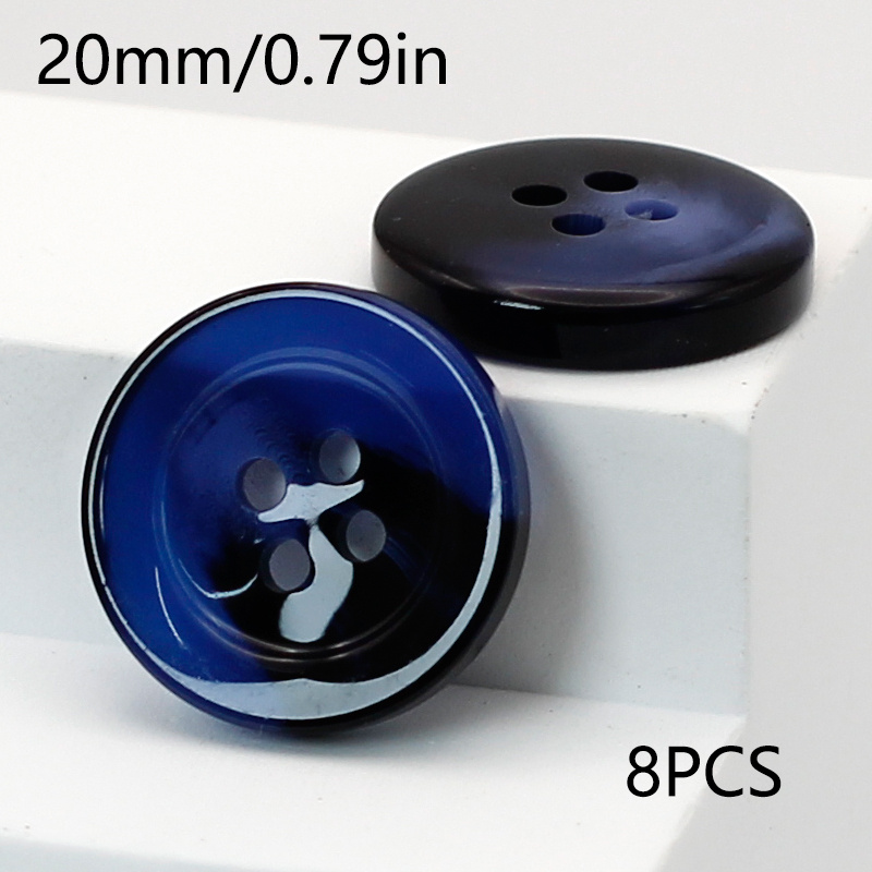TEMU 8pcs Resin Buttons, Suitable For Wool Coat Trench Coat Double-faced Cashmere Coat Shirt Suit Jacket Knit Cardigan, Vintage Versatile Valentine's