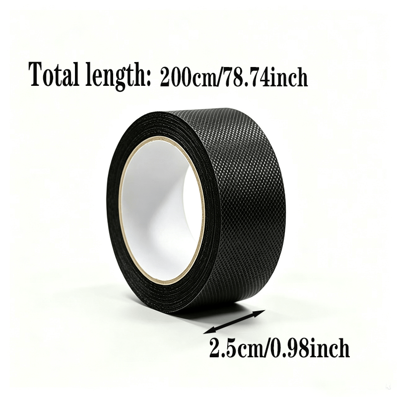 TEMU 1 Roll Of Rubber Anti-slip Tape, Super Adhesive Anti-slip Pad, Durable Household Anti-slip Tape, Ideal For Handles, Stairs, Tools/smooth