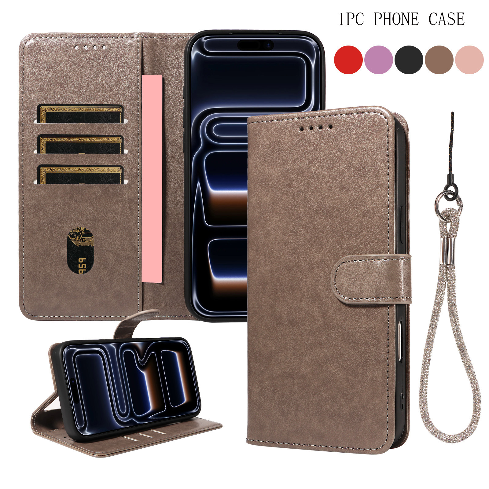 TEMU Phone Case: 1 Flip Wallet Phone Case, Suitable For Huawei /  2019/nova 5t/y9 Prime 2019/p40 Lite/y7 Pro/enjoy 9/y7 Prime/y7a. Fitted Dimensions,