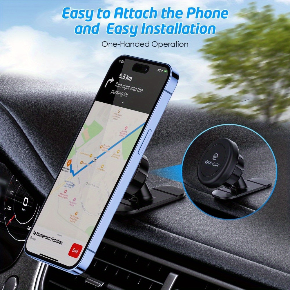 car mount 2 pack universal stick on dashboard magnetic phone holder for car strong magnet mount for cell phones Product details 1