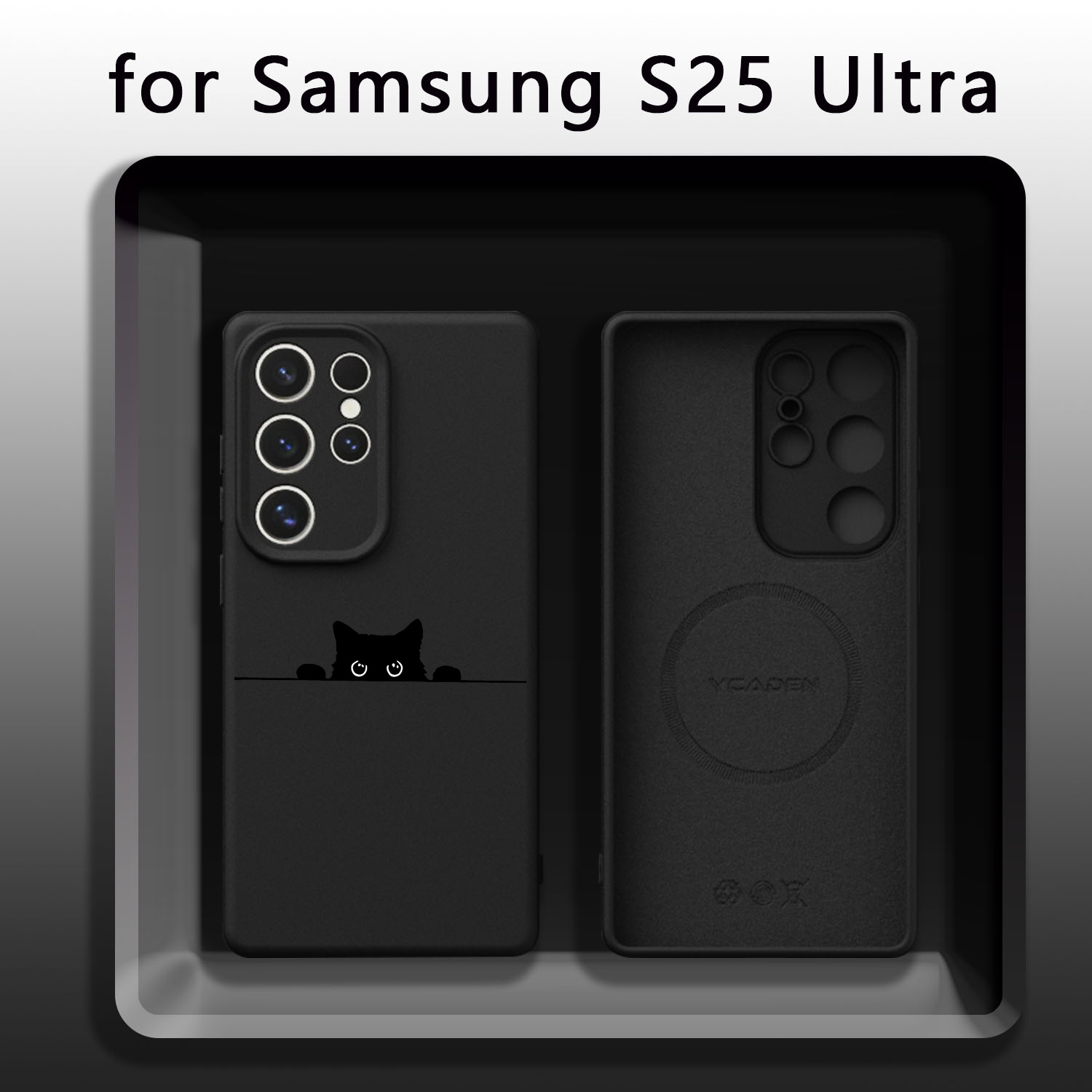 TEMU For Galaxy S25 Ultra/galaxy S24+/s23ultra/s22+/s22 Phone Cases, Magnetic Phone Cases, Couple Phone Cases, Unisex Phone Cases, Solid Color Phone