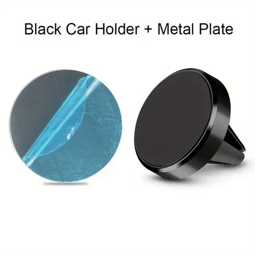 2pcs magnetic phone holder for car mount your phone on air vent gps navigation and hands free calling