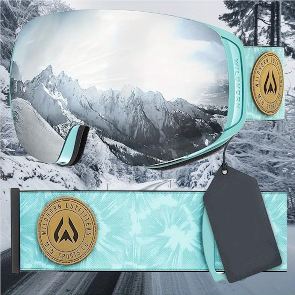 Ski Goggles OTG Pro HD Magnetic Snow Goggles UV Protection Interchangeable Lens