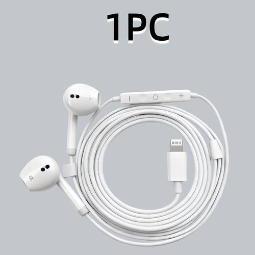 wired earphones suitable for iphone in ear noise canceling earphones with built in microphone and volume control plug and play suitable for iphone 14 13 12 11 xr xs x 8 7 se max
