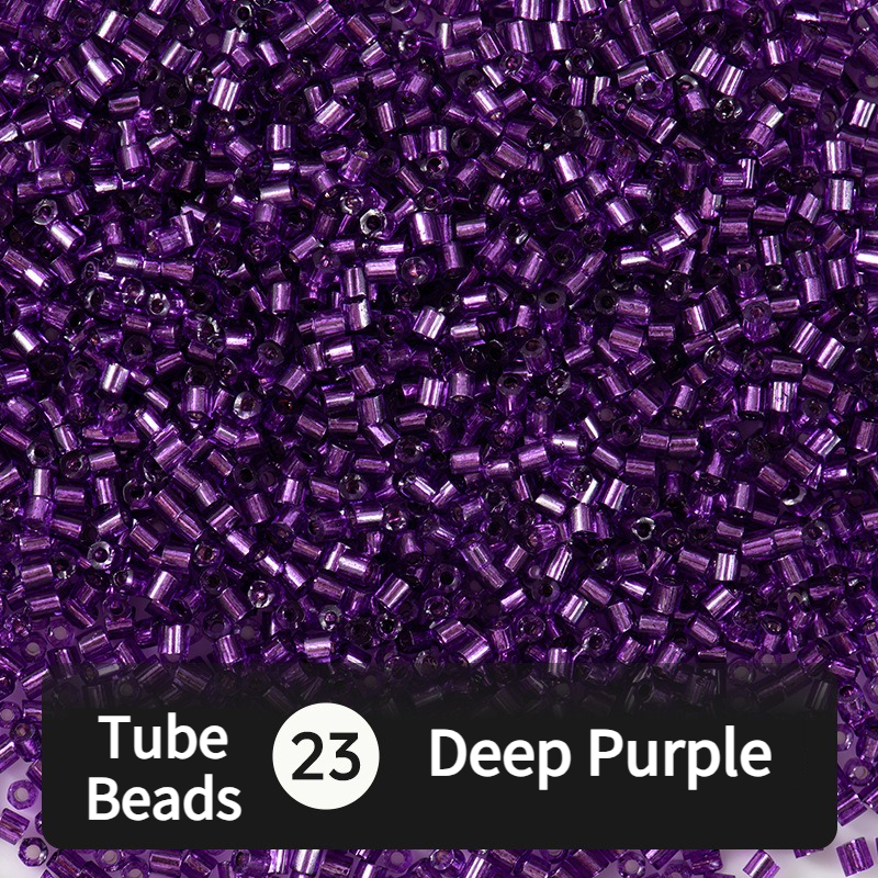 680pcs Hex-Cut Tube Beads for Beading & Jewellery Making