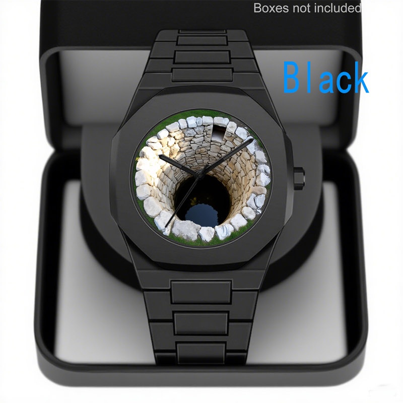 TEMU Men's Fashionable Wristwatch, In Multiple Colors, With A Stylish Design And High-quality Materials, Suitable For Daily Wear And Business