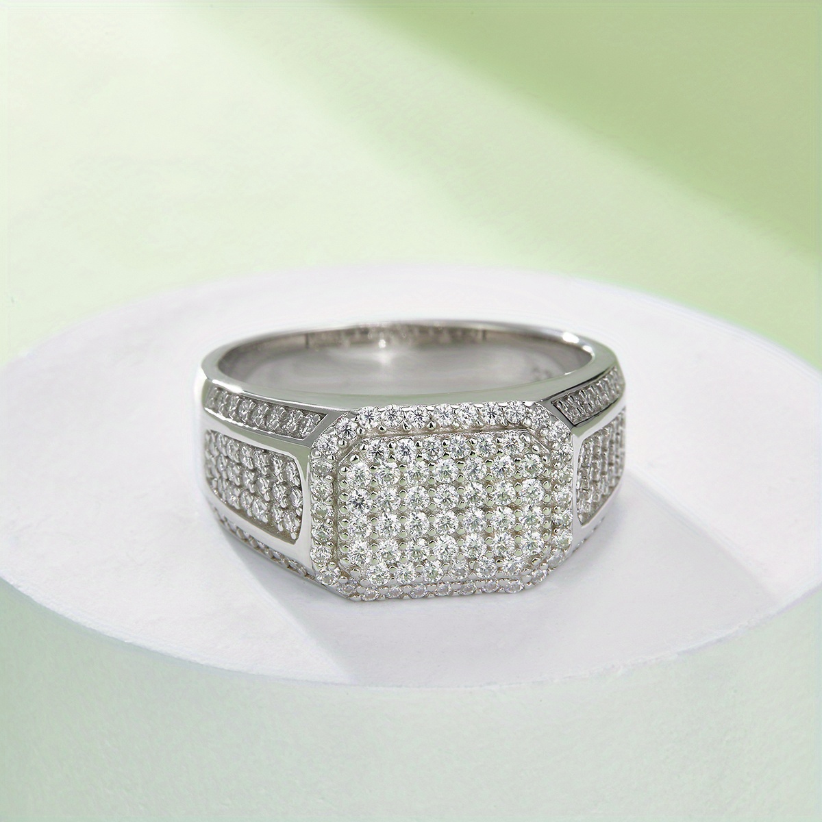 S925 Silver Moissanite Wedding Engagement Ring