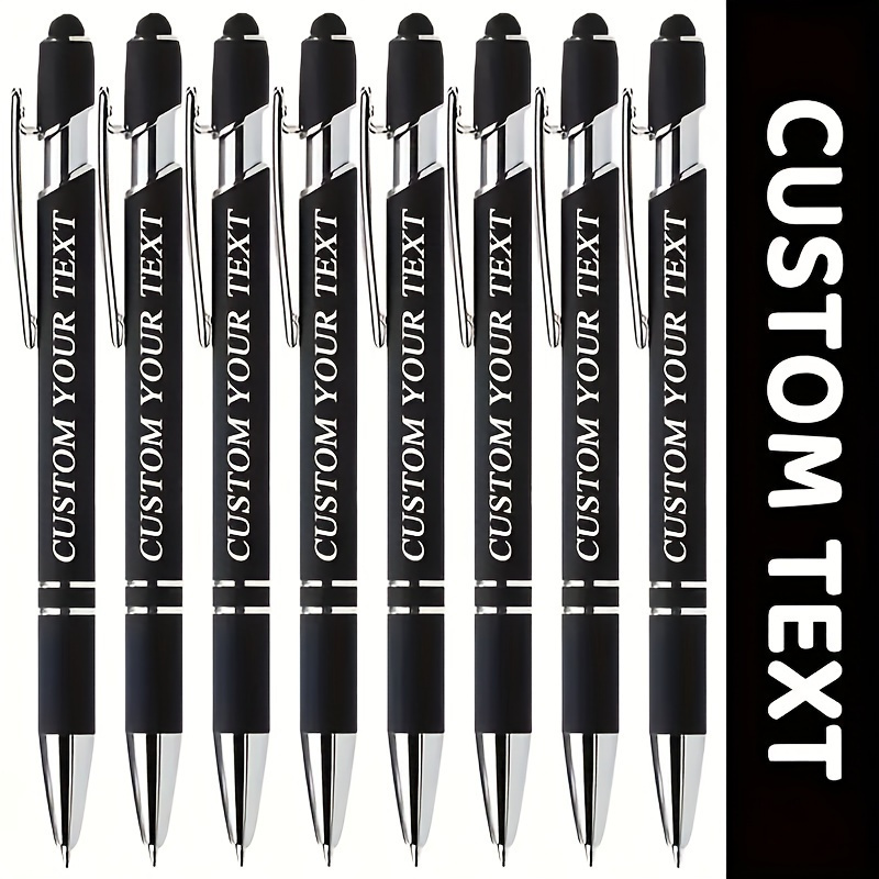 

Customizable Ballpoint Pens Set - Ergonomic, Retractable Medium Nib For Travel, School, Office & More - Ideal For Teacher Appreciation, Graduation Gifts & Back To School Supplies