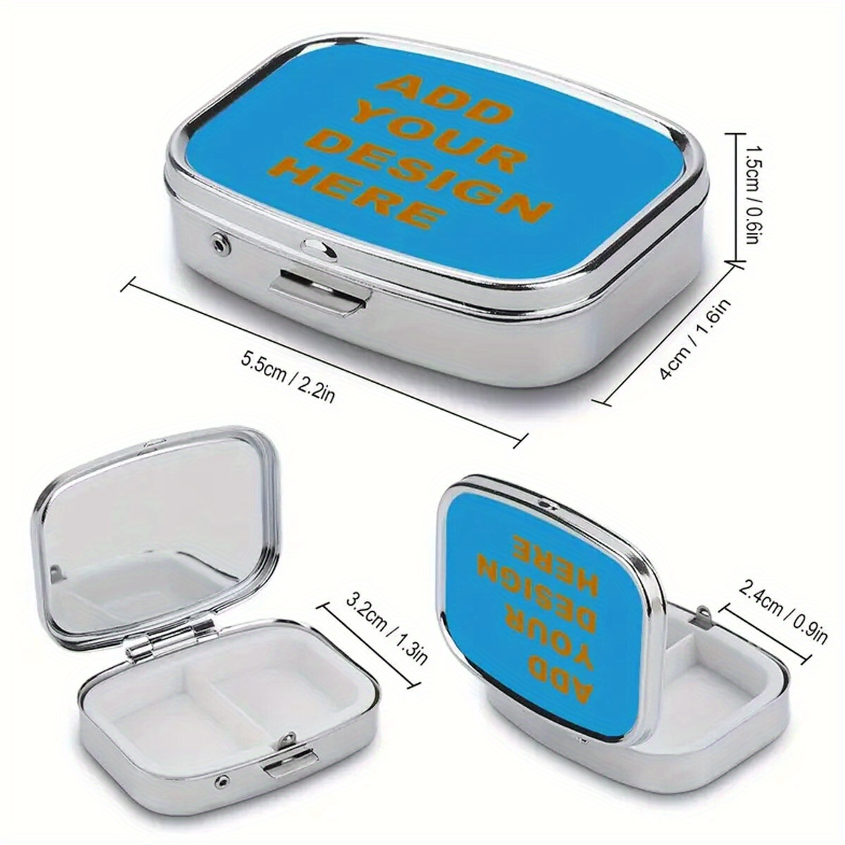Personalized Mini Jewelry Box for Women, Compact Organizer