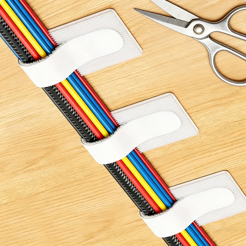 13pcs Reusable Hook and Loop Cable Ties for Cord Management