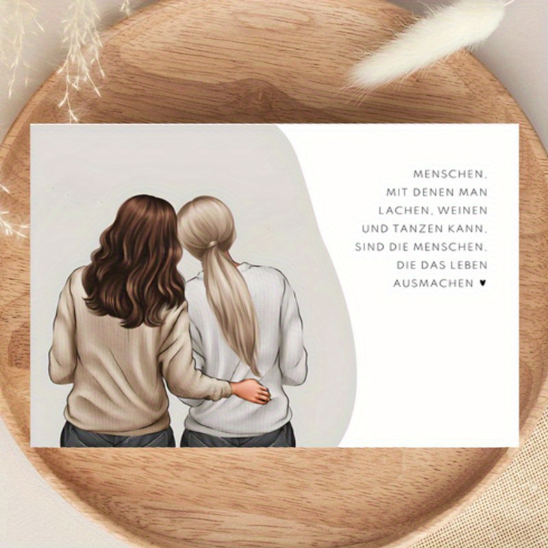 Image of A Humorous German Birthday Card For Your Friend, Ideal For Expressing Gratitude On Any Occasion, A Card Celebrating Friendship, And A Perfect Gift For Your For