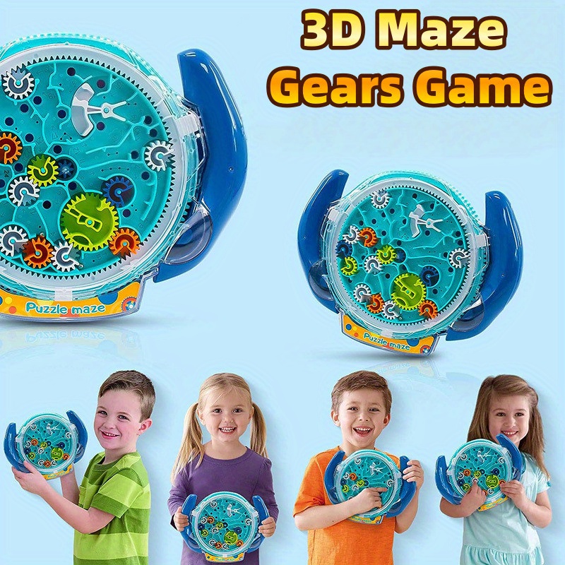 gear maze disk toys for kids 3d puzzle balance ball handheld maze board educational toy 商品详情 3