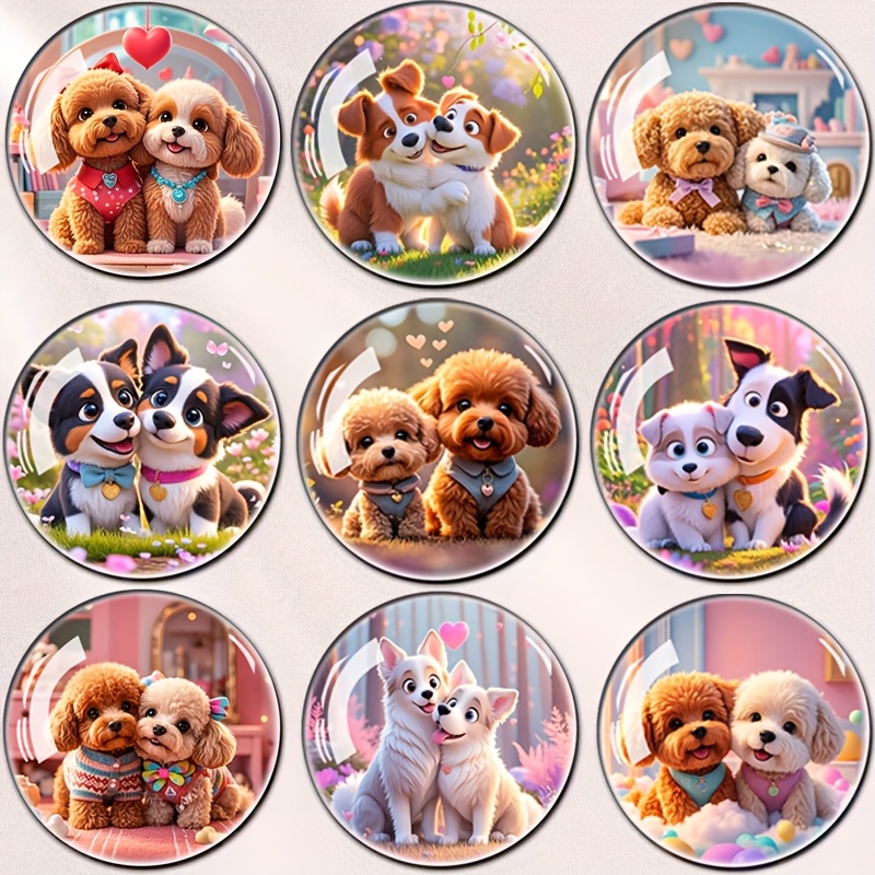 TEMU 9pcs Cute Large Refrigerator Magnets Fridge Magnets Kitchen Office And Home Decoration Whiteboard Lockers Cabinets And Dishwashers, Are Perfect