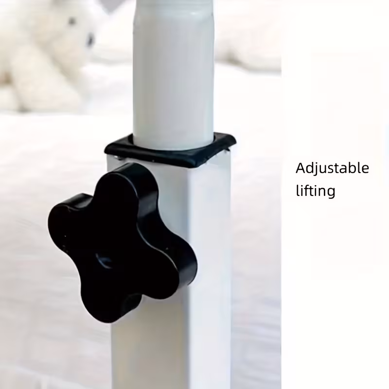 a multifunctional and portable table frame and black top easy to set up featuring a practical shelf rvs homes and dorm rooms with adjustable height and foldable design Product details 4