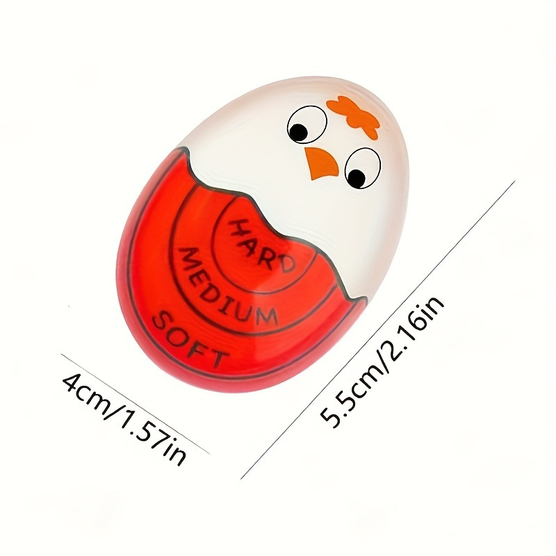 TEMU Yuhuphyllic Egg Timer, , High-temperature Design, Easy To Egg , Suitable For Boiled Eggs, Eggs, Soft Boiled Eggs, Family Dinners, Parties, Abs