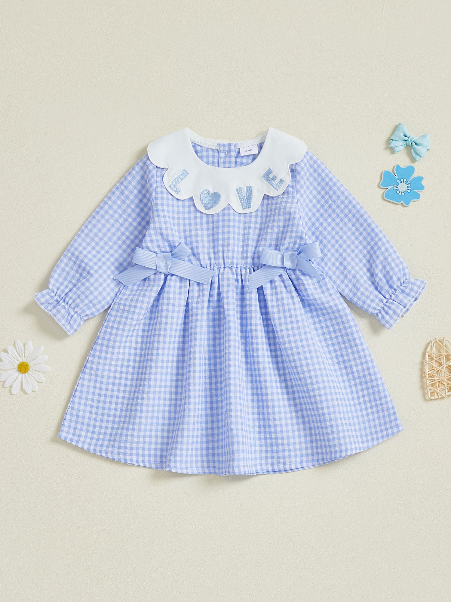 toddler girl collar dress sold on Temu United States
