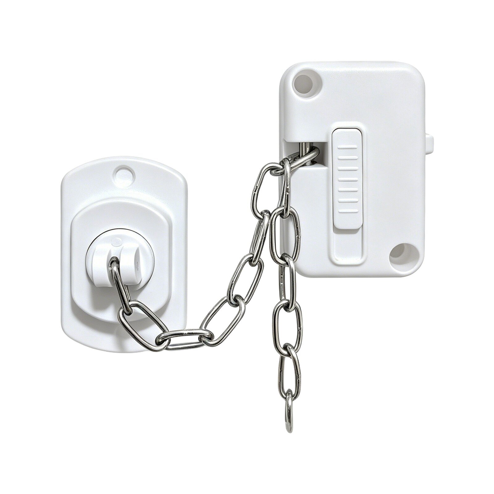 TEMU 3pcs Adjustable Window Security Locks - Self-adhesive, No-drill Installation, Durable Metal And Plastic, For Home Security, Ventilation, And