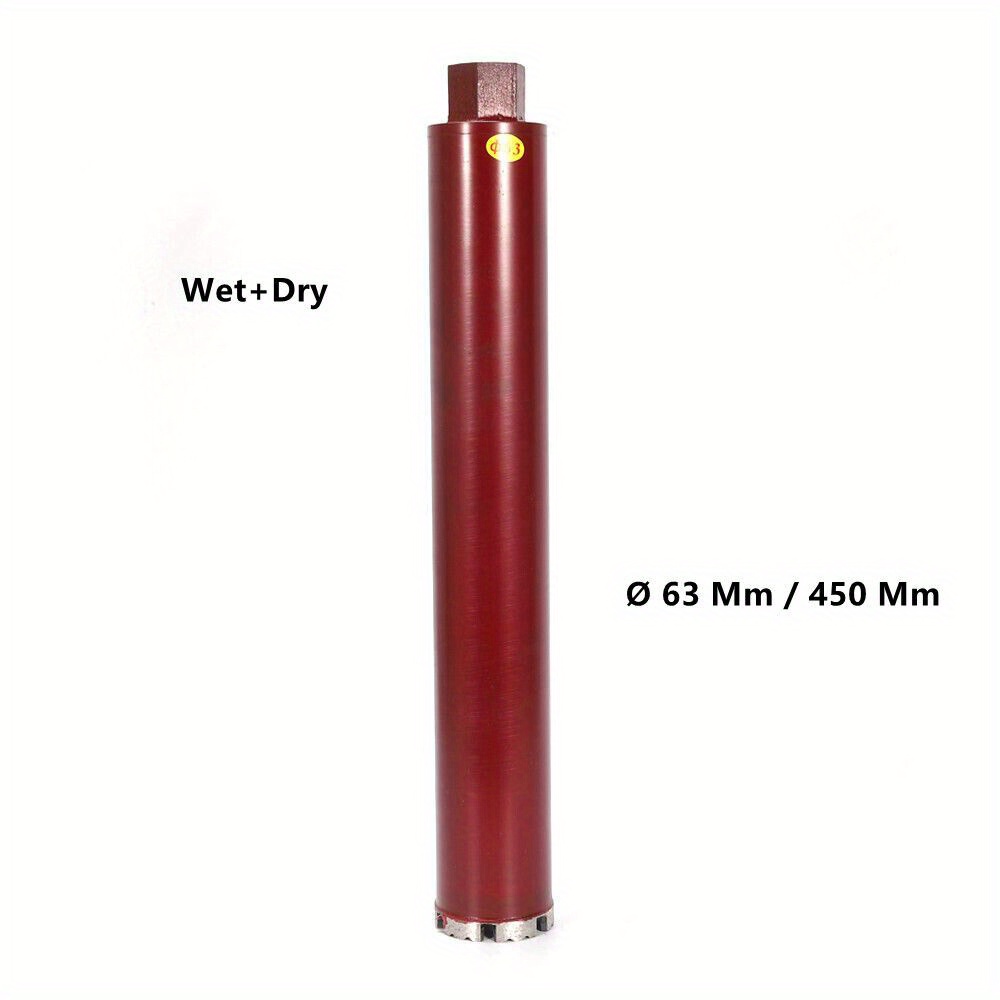 TEMU Easter Labor Day63mm Diamond Drill Drill Drill Drill Concrete Drill Drill Cutter Length 450mm.