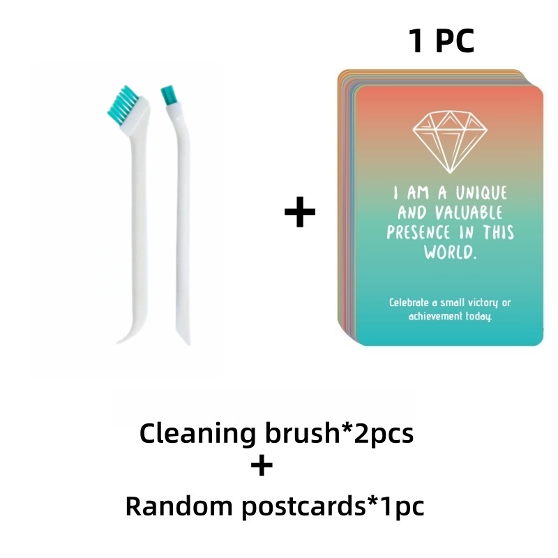 TEMU 2pcs Kitchen Cleaning Brushes   1 Random Style Postcard - Bottle And Milk Cup Spiral Brush Set, Manual, No Electricity Required, Ideal For Home