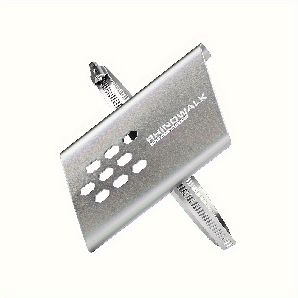 TEMU Motorcycle Exhaust Pipe Heat Shield Aluminum Alloy Material Anti-scalding Guard Plate Enhances Side Box Protection Motorcycle Exhaust Pipe