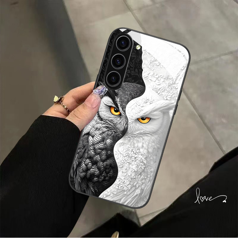 TEMU Phone Case: Trendy And Stylish Full-body Durable Owl Pattern Phone Case For Galaxy A54/a53/a52/a34/a32/a25/s20/s21/s22/s23/s23fe/s23+/s23