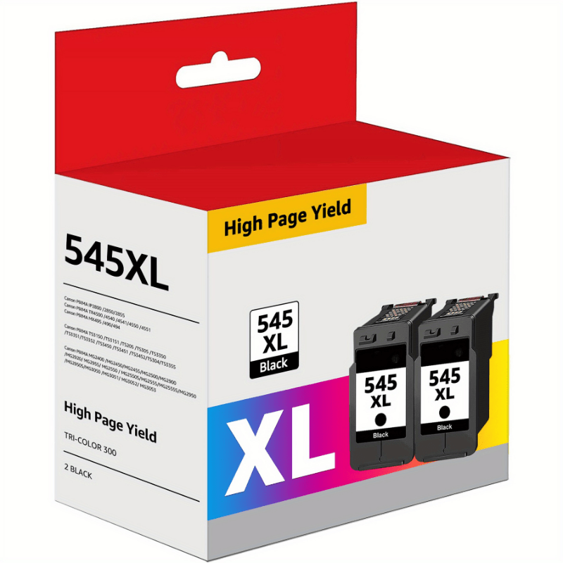 E-shop PG-545XL für Canon Druckerpatronen 545 XL Multipack Ersatz für MX495 TR4550 TS3150 TR4551 MG3050 MG2555s MX490 TS3151 MG2550s TS3350 MG2950