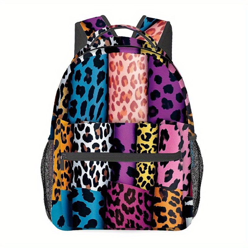 ★SO MARCH☆Leopard Casual tumbler laptop backpack Amazon.com: Snow Leopard Print Gray Laptop Backpack for Boys