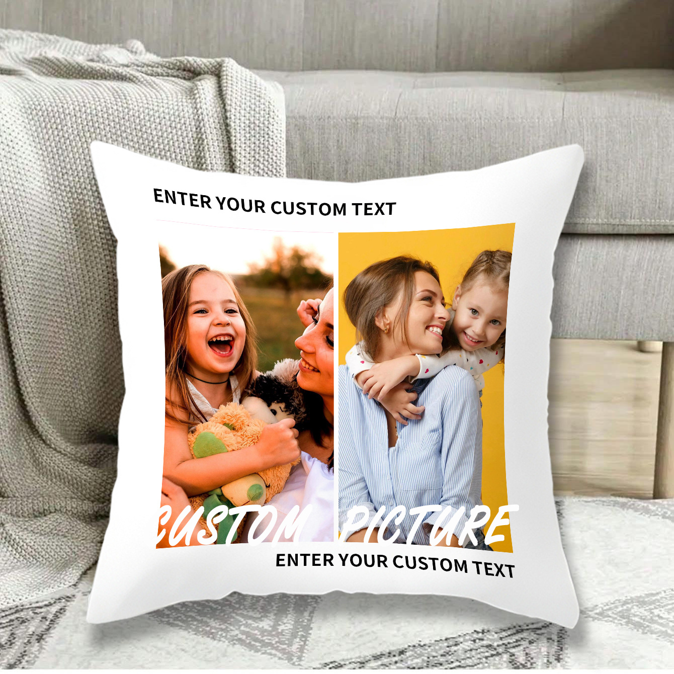 personalized throw pillow cover