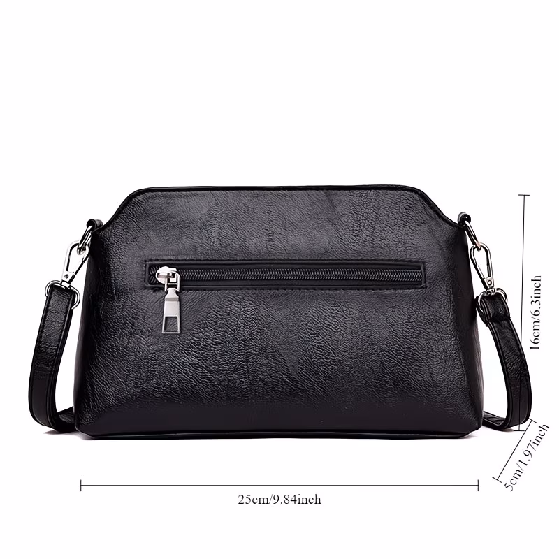 womens crossbody bag wallet fashionable versatile shoulder bag soft pu handbag womens small bag Product details 4