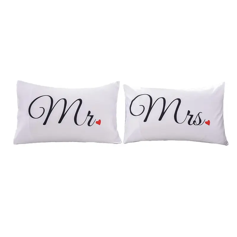 two couple heart print pillowcases Product details 7