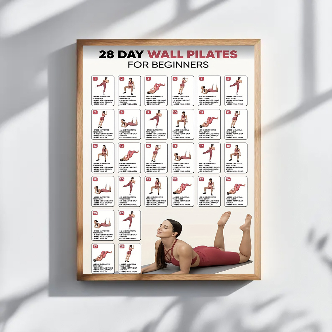 Pilates 14 Day Booty Workout Pilates Workout For Glutes, 30 Day