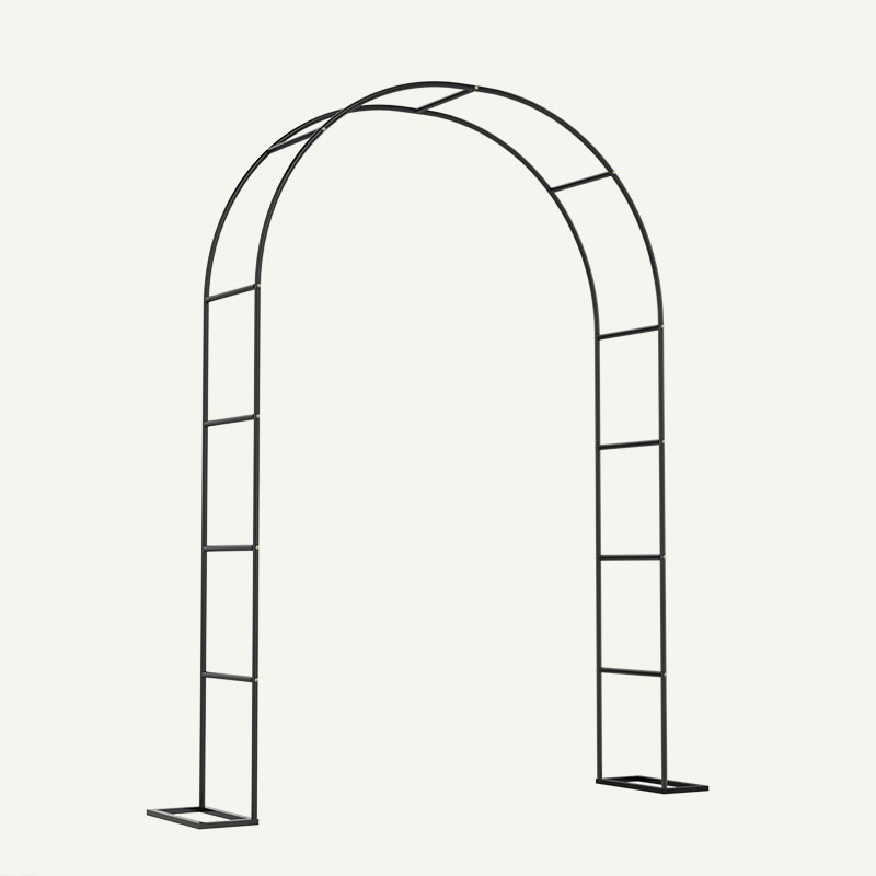 Image of 192×43×240cm Arch Flower Stand, Garden Grapevine Stand, Garden Arch, Rose Stand, Rose Gate Stand, For Garden, Yard, Wedding Decoration