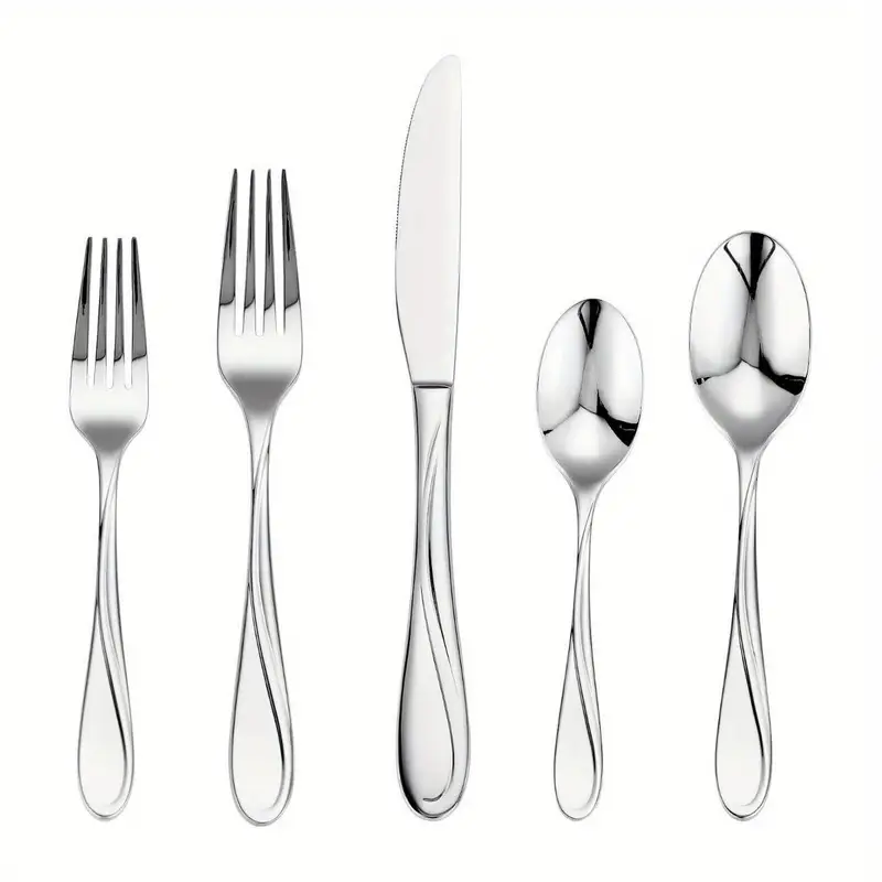 65pie silveryware set stainless steel cutlery flatware utensil kitchen for 12 Product details 9