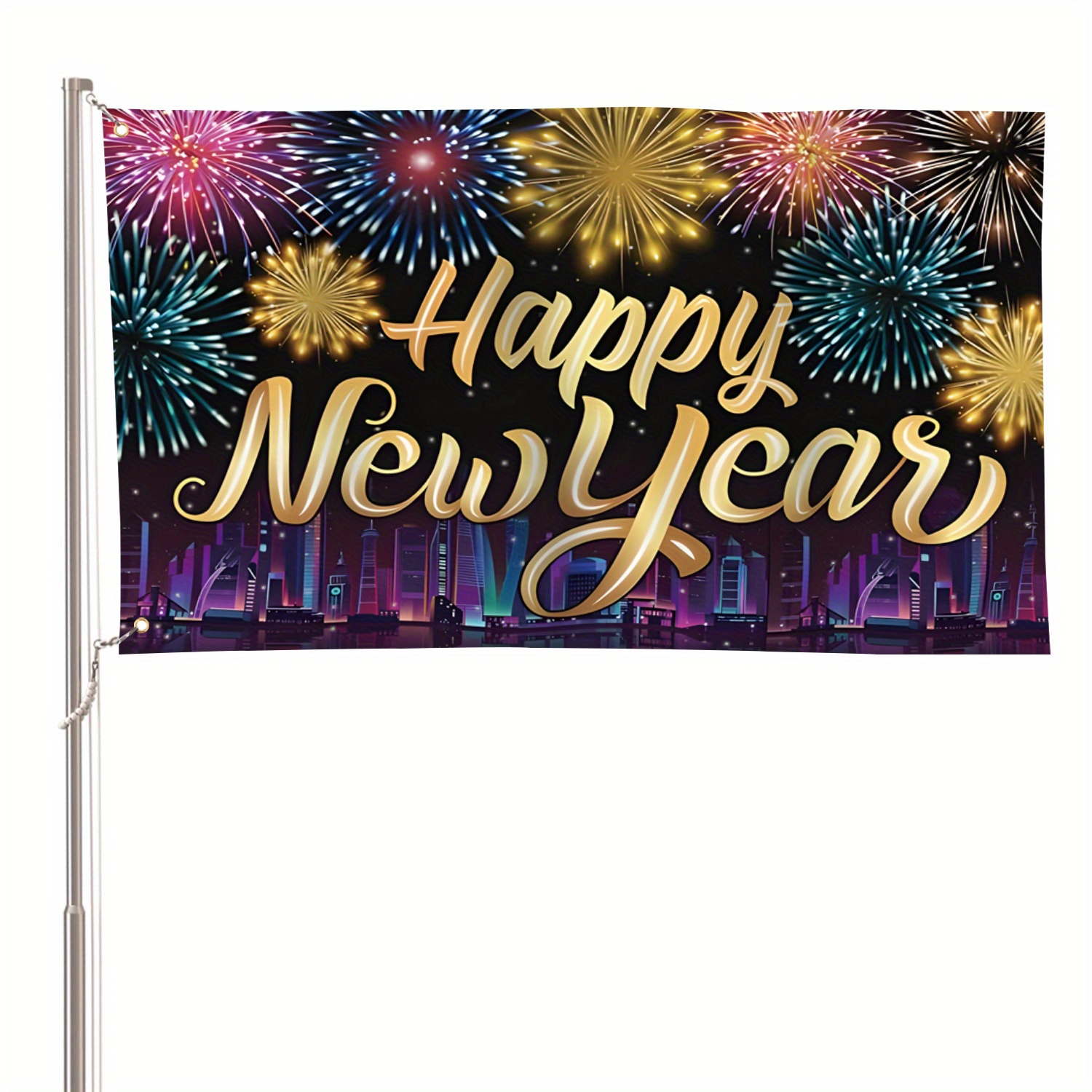 

New Fireworks - 3x5 Ft Polyester For Decoration