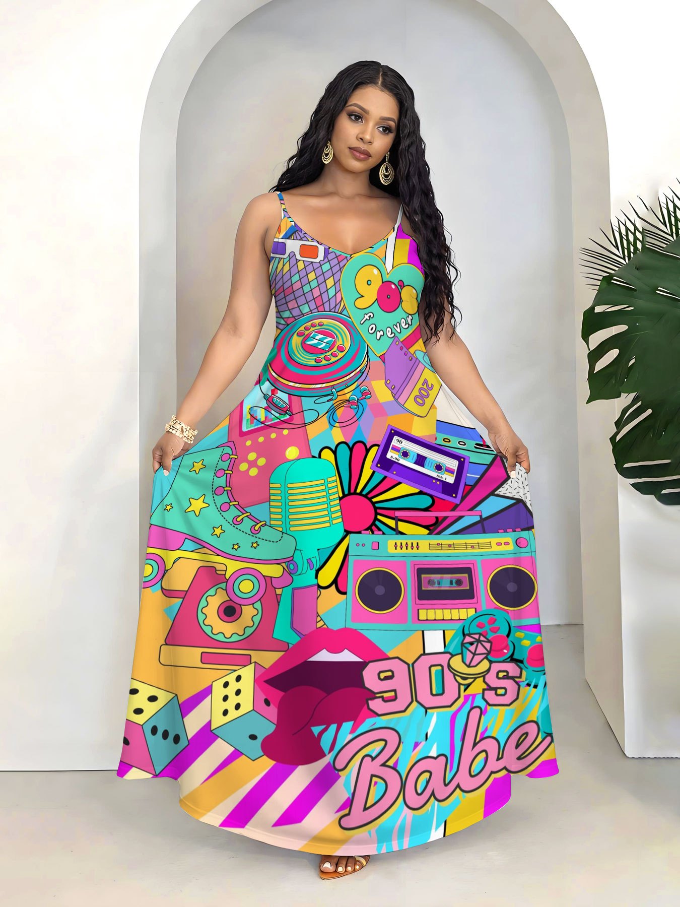 blue dress for baby girl The Dream '90s Midi Dress main image 0