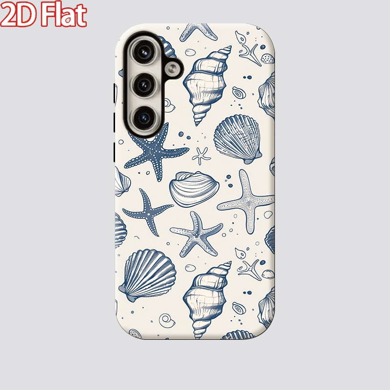 TEMU Phone Case: 2d Flat Film- Dual-layer Case, Suitable For Galaxy S26 S25 S24 S23 S22 S21 S21+ S21 Fe Edge S20 A15 A16 A17 A23 A32 A34 A35 A36 A52