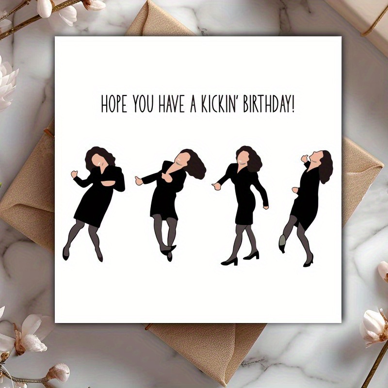 TEMU 1 carte d'anniversaire amusante, parfaite pour , cadeau idéal pour , frères et sœurs, fils, fille, mari, petit ami, , femme, papier de haute