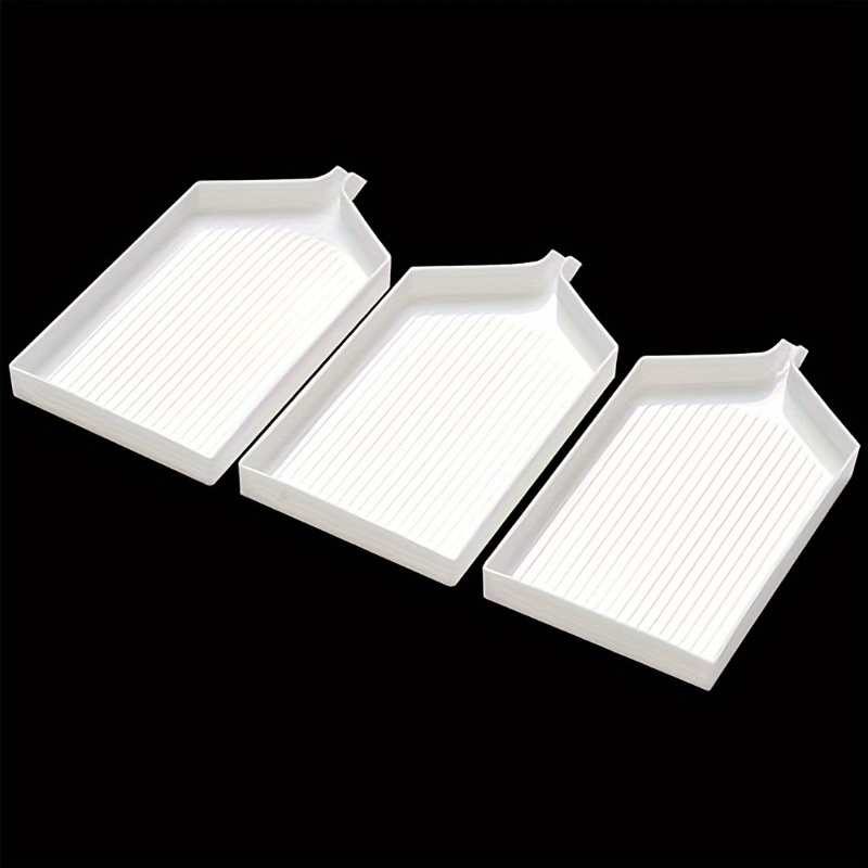 3pcs Large Diamond Painting Tray, Diamond Painting Additions And Tool Kit, Suitable For Adults