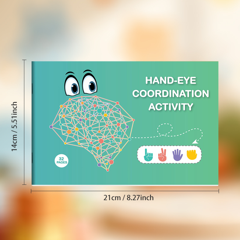 Hand-Eye Coordination Brain Activity Workbook for Toddlers